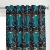 Art Deco in Teal