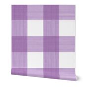 Lilac 6" Bufffalo Plaid