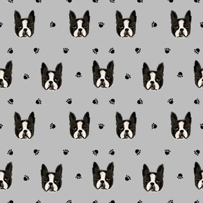 boston terrier quilt coordinates dog heads nursery dog fabric