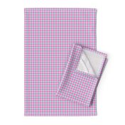 Small Pink & Aqua Houndstooth 