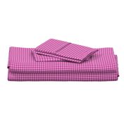 Small Pink on Plum Houndstooth 