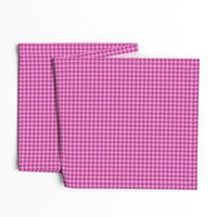 Small Pink on Plum Houndstooth 