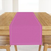 Small Pink on Plum Houndstooth 