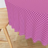 Small Pink on Plum Houndstooth 