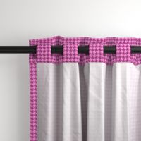 Small Pink on Plum Houndstooth 