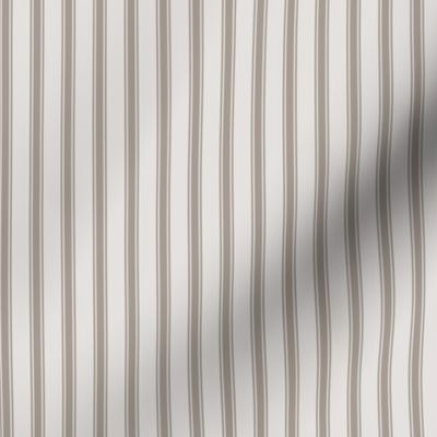 Ticking Stripe: Warm Gray 12