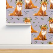 8" Bohemian Spring Fox - Lilac