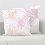 Saw Palmettos Pink On White 150L