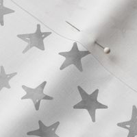 Grey Watercolor Stars