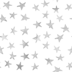 Grey Watercolor Stars
