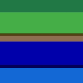 Peacock Stripe
