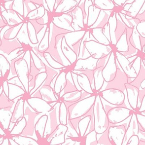 Abstract Floral- Light Pink