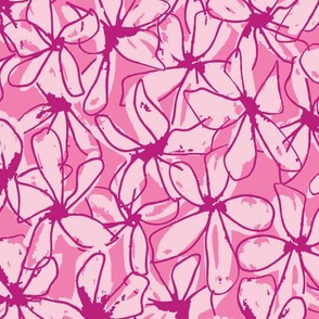 Abstract Floral - Pink