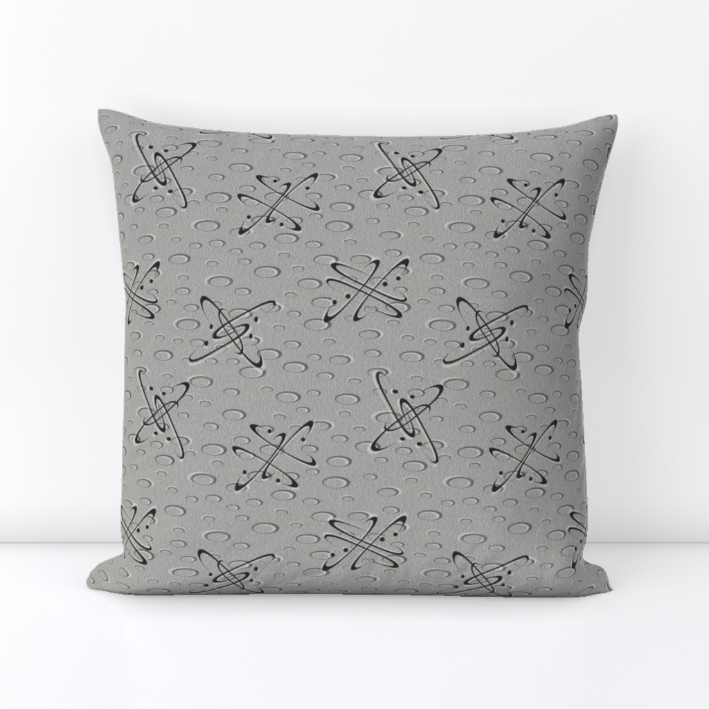 Retrograde Orbit on Medium Gray