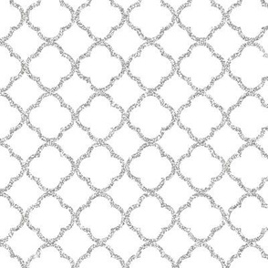 Lattice // Silver Glitter Collection