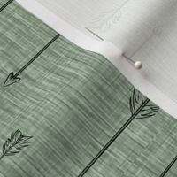 arrows on Linen - fern - ROTATED 