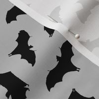 Bats in Flight // Light Grey // Small