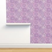 Violet Pink lavender ceramic circles