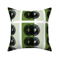 green cushion