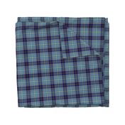 Texas bluebonnet tartan, 4" greyed
