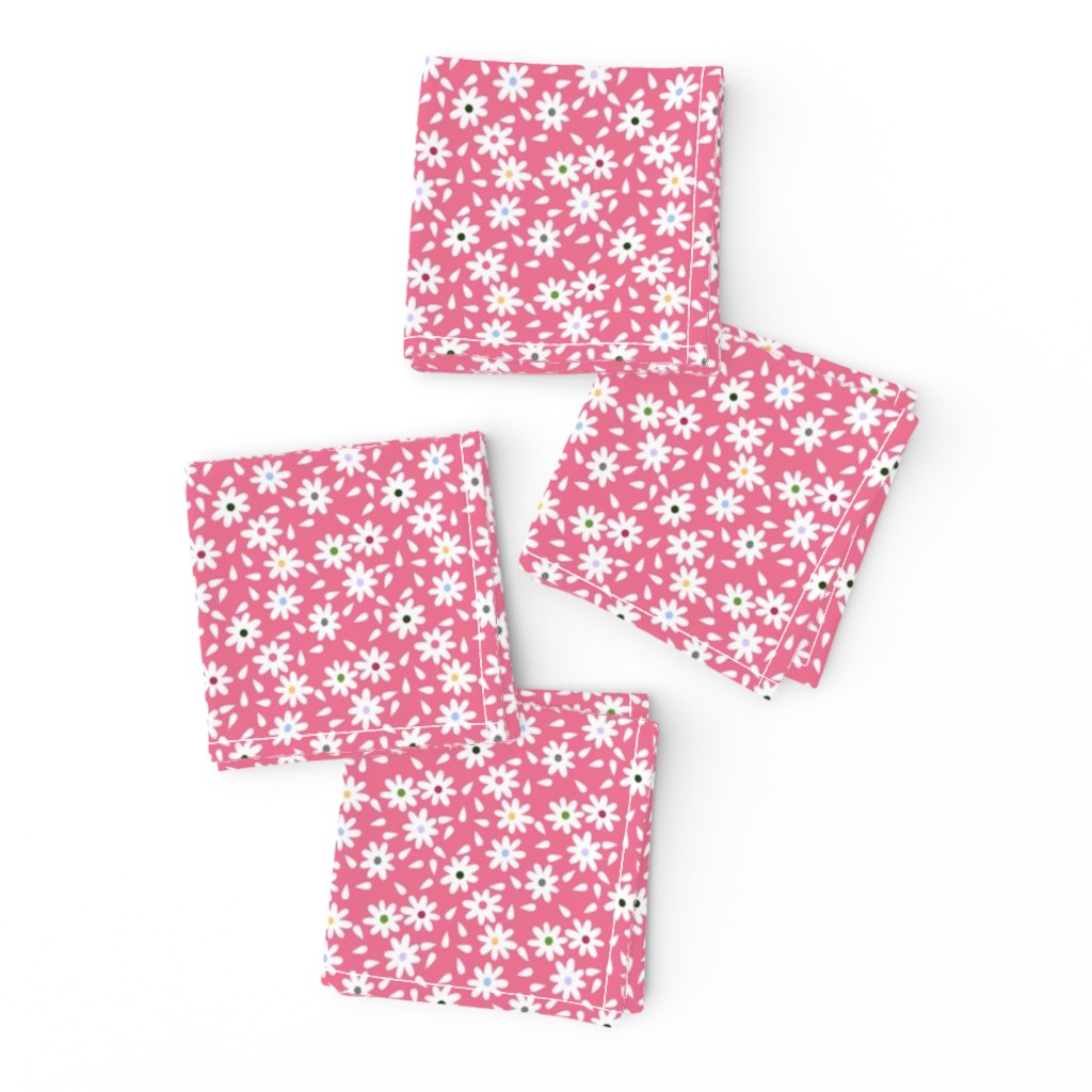 Flour Sack Florals in Pink