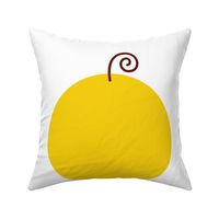 FQ baby back :: cheeky emoji faces - fat quarter pillow / plush - diy cut and sew project