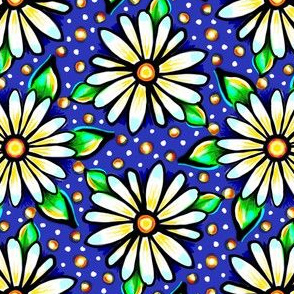 daisy scattered floral