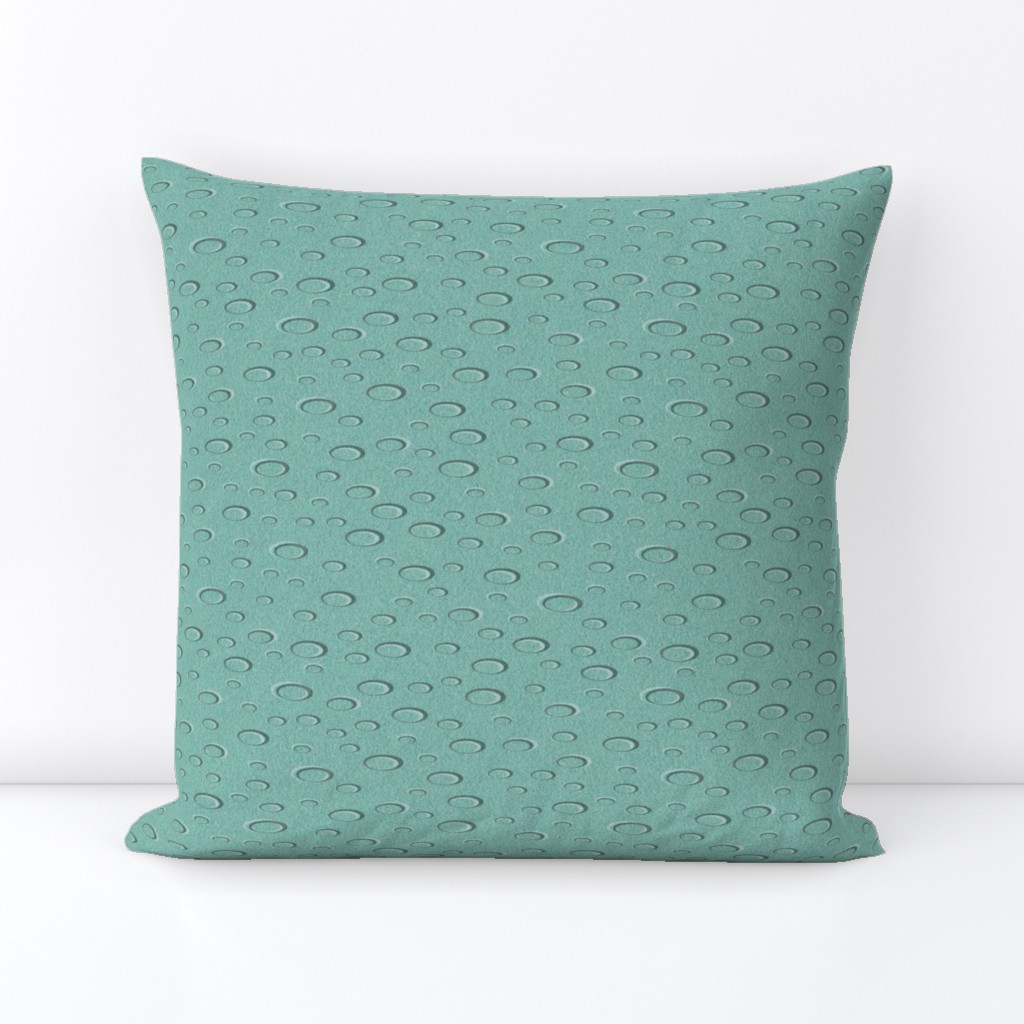 Lunar Surface in Teal