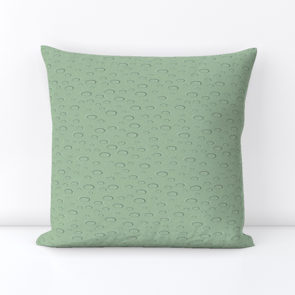 Lunar Surface in Mint Green