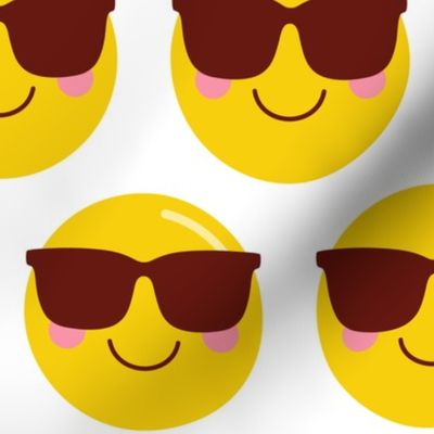 cool shades XL :: cheeky emoji faces