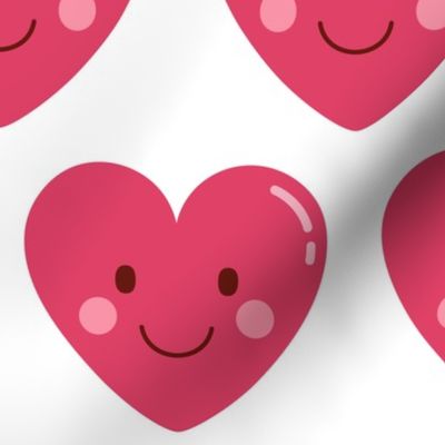 heart love XL :: cheeky emoji faces