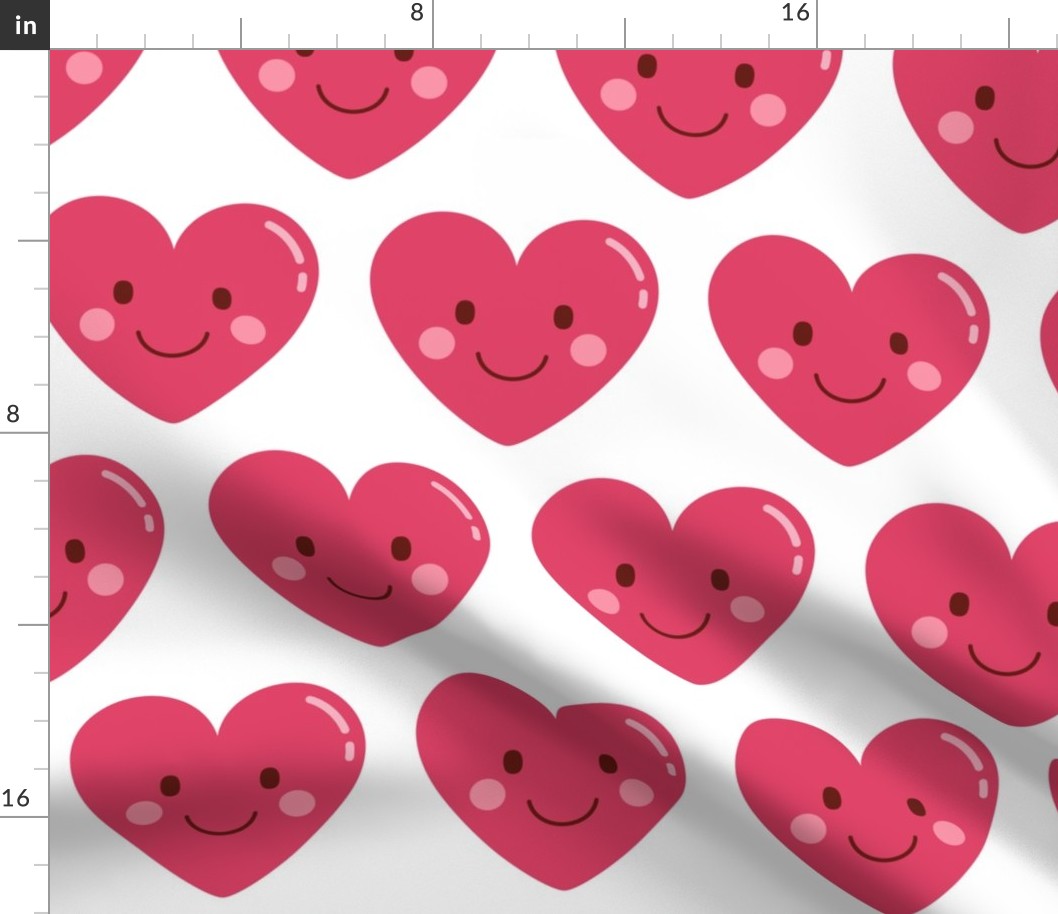 heart love XL :: cheeky emoji faces