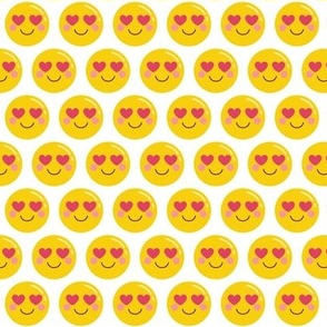 heart eyes MED :: cheeky emoji faces