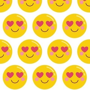 heart eyes LG :: cheeky emoji faces