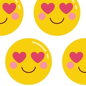 heart eyes XL :: cheeky emoji faces