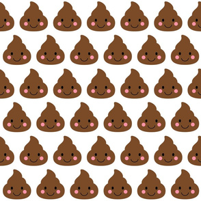 oh poop white LG :: cheeky emoji faces