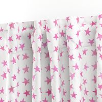 Pink Watercolor Stars