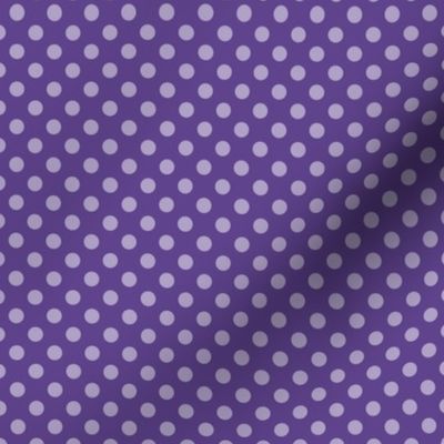 Summer Purple Polka Dots