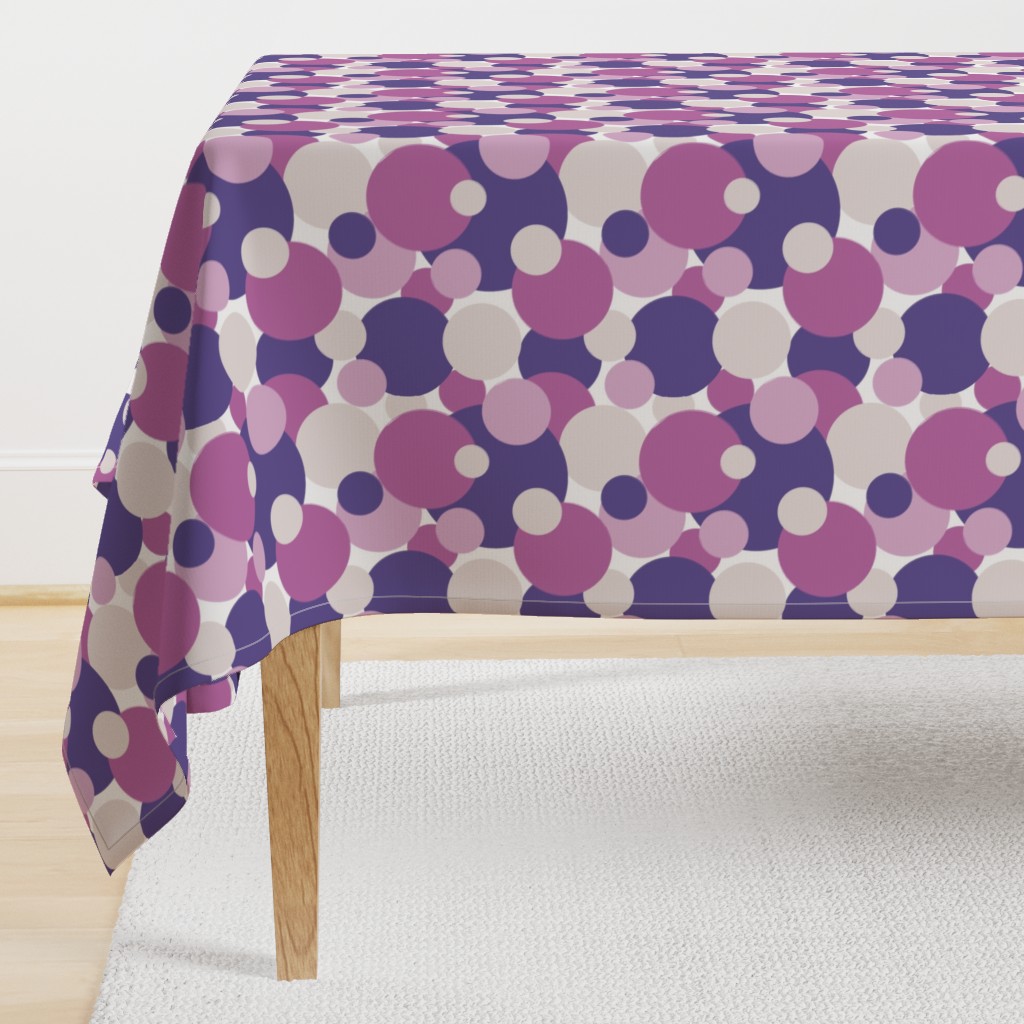 Violet Pink Lavender Dots