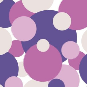 Violet Pink Lavender Dots
