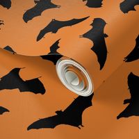 Bats in Flight // Orange // Large