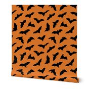 Bats in Flight // Orange // Large