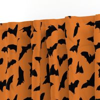 Bats in Flight // Orange // Large