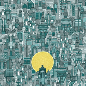 space city sun teal