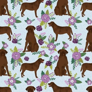 labrador retriever chocolate lab pet quilt c quilt floral coordinates dog fabric 