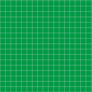 Green plaid fabric pattern.