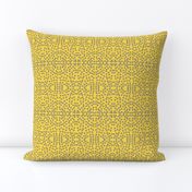 A Lacy Mesh of Twinkling Dots on Pineapple Passion