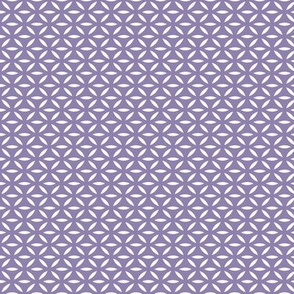 Leafpoint Lattice Vertical: Medium Violet Purple Latticework Railroaded  