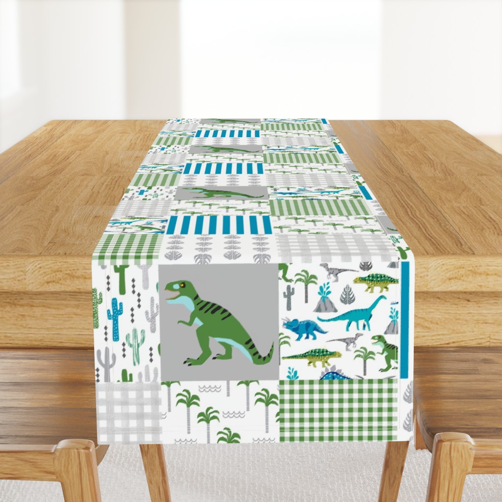 dino quilt  dinosaurs nursery cheater quilt 