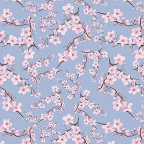 Cherry Blossoms periwinkle